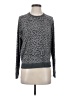 Lucky Brand Animal Print Gray Pullover Sweater Size S - photo 1