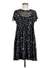 No Comment 100% Polyester Stars Black Casual Dress Size M - photo 1