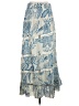 Assorted Brands 100% Viscose Paisley Blue Casual Skirt Size S - photo 2