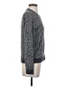Lucky Brand Animal Print Gray Pullover Sweater Size S - photo 4
