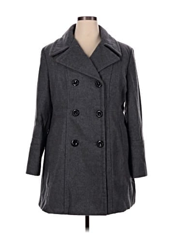 Anne Klein Wool Coat (view 1)