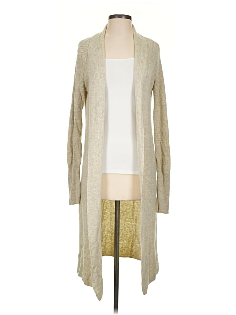 Pre-owned Leith Cardigan Sweater In Tan