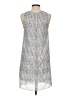 DKNY 100% Polyester Tweed Silver Casual Dress Size 2 - photo 2