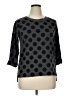 Coldwater Creek Polka Dots Black Pullover Sweater Size 14 - photo 1