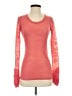 BKE Red Long Sleeve Top Size S - photo 1