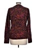 White Stuff Animal Print Burgundy Pullover Sweater Size 10 - photo 2