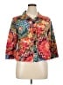 Chico's Print Red Blazer Size XL (3) - photo 1
