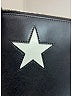 Givenchy 100% Leather Stars Black Leather Large Star Clutch One size - photo 8