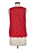 Elle Red Sleeveless Blouse Size M - photo 2