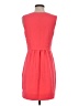 J.Crew 100% Polyester Solid Red Casual Dress Size 4 - photo 2