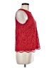 Elle Red Sleeveless Blouse Size M - photo 4