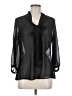 Gap Outlet 100% Polyester Black 3/4 Sleeve Blouse Size M - photo 1
