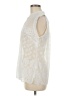 CAbi Ivory Sleeveless Blouse Size M - photo 5