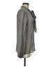 Hinge Gray Long Sleeve Blouse Size M - photo 4