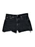 Levi's 100% Cotton Black Denim Shorts Size 27 waist - photo 1