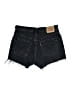 Levi's 100% Cotton Black Denim Shorts Size 27 waist - photo 2