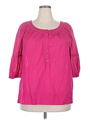 Faded Glory 3/4 Sleeve Blouse (view 1)