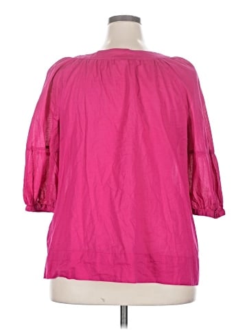 Faded Glory 3/4 Sleeve Blouse (view 2)