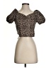 Marissa Webb Brown Short Sleeve Blouse Size XS - photo 1