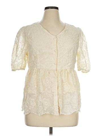 Unbranded Short Sleeve Blouse (view 1)