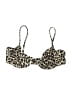 H&M Animal Print Gold Swimsuit Top Size L - photo 1
