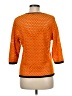 J. Peterman Orange 3/4 Sleeve Top Size M - photo 2