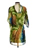 Maude 100% Polyester Tropical Green Casual Dress Size S - photo 2