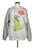 Nickelodeon Graphic Silver Sweatshirt Size L - photo 1