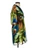 Maude 100% Polyester Tropical Green Casual Dress Size S - photo 4