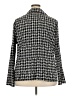 Apt. 9 Houndstooth Black Long Sleeve Blouse Size 2X - photo 2