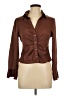 Zara Brown Long Sleeve Blouse Size L - photo 1