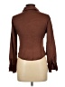 Zara Brown Long Sleeve Blouse Size L - photo 2