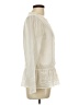 H&M 100% Polyester Ivory Long Sleeve Blouse Size 10 - photo 4