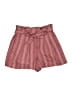 Rebecca Taylor 100% Linen Stripes Red Shorts Size 0 - photo 1