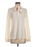Ann Taylor Ivory Long Sleeve Blouse Size S - photo 1