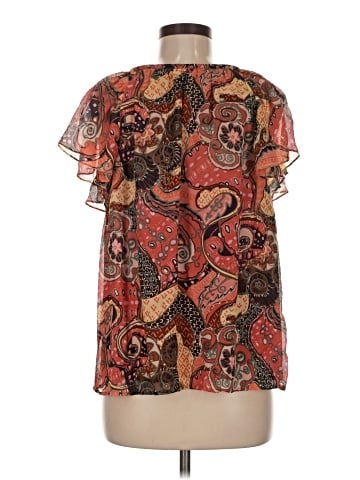 A.L.C. Short Sleeve Silk Top (view 2)