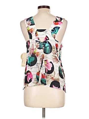 Nicole Miller Artelier Sleeveless Silk Top (view 2)