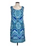 R&M Richards Paisley Blue Casual Dress Size 12 - photo 1
