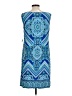 R&M Richards Paisley Blue Casual Dress Size 12 - photo 2