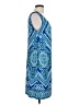 R&M Richards Paisley Blue Casual Dress Size 12 - photo 4