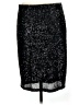 Cable & Gauge Animal Print Black Formal Skirt Size M - photo 2