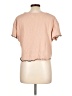Eri + Ali Tan Short Sleeve Top Size L - photo 2