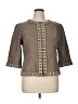 MULTIPLES Brown 3/4 Sleeve Blouse Size XL - photo 1