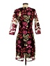 Alexia Admor 100% Polyester Floral Burgundy Cocktail Dress Size 4 - photo 2