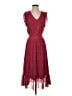 Evereve Paisley Burgundy Cocktail Dress Size S - photo 1