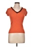 August Silk Orange Short Sleeve Top Size L - photo 1