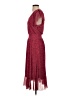Evereve Paisley Burgundy Cocktail Dress Size S - photo 5