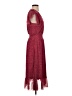 Evereve Paisley Burgundy Cocktail Dress Size S - photo 4