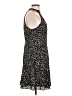 Express 100% Polyester Animal Print Black Casual Dress Size 12 - photo 4