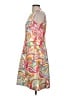 North Style 100% Polyester Paisley Orange Cocktail Dress Size 6 - photo 5